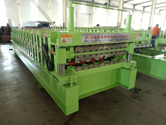 A venda quente vitrificada telha a formação do rolo de aço do painel de parede do telhado da máquina que forma fazendo a máquina