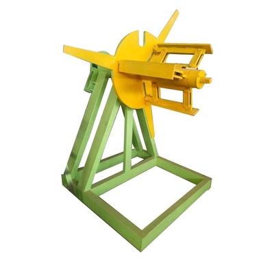 bobina manual Uncoiler da chapa de aço de Decoiling Machin da folha 5tons